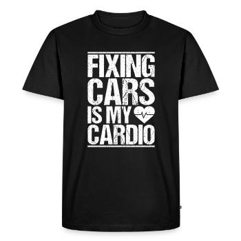 Automotive Mechatronics Engineer Car Mechanic Auto Mechanic - Men's Premium Organic T-Shirt - black - Front - Nico (187cm)