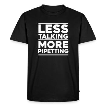 Biochemiker Biochimie Biochimie Biochimiste - T-shirt Premium bio Homme - noir - Devant - Nico (187cm)