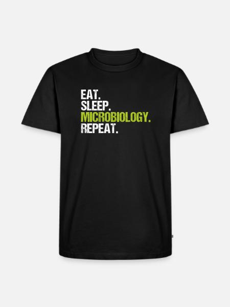 Microbiology Microbiologist Biology Biologist - Men's Premium Organic T-Shirt - black