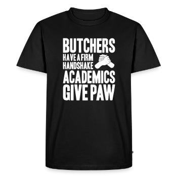 Boucher boucher boucher - T-shirt Premium bio Homme - noir - Devant - Nico (187cm)