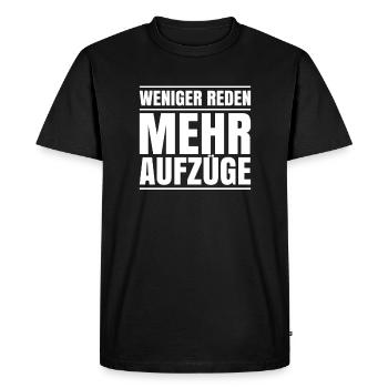 Elevator Fitter Elevator Mechanic Elevator Mechanic - Men's Premium Organic T-Shirt - black - Front - Nico (187cm)