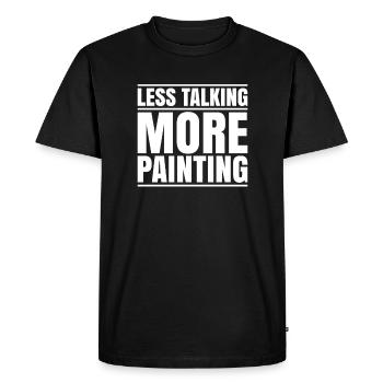 Peintre de véhicules Peintre automobile - T-shirt Premium bio Homme - noir - Devant - Nico (187cm)