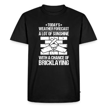 Maître Maçonnerie Maçonnerie Maçon Maçon - T-shirt Premium bio Homme - noir - Devant - Nico (187cm)