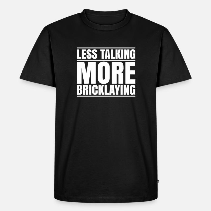 Master Masonry Masonry Bricklayer Mason - Men's Premium Organic T-Shirt - black
