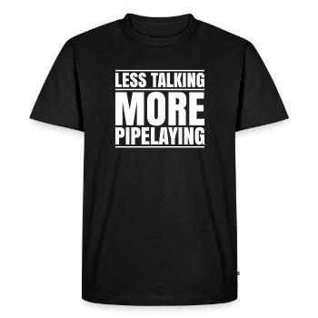 Pipeline Constructor Pipeline Construction Pipelayer - Men's Premium Organic T-Shirt - black - Front - Nico (187cm)