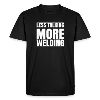 Schweißer Schweißen Schweißerei Welder Welding - Men's Premium Organic T-Shirt - black - Front - Nico (187cm)
