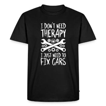 Automotive Mechatronics Technician Car Mechanic Auto Mechanic - Men's Premium Organic T-Shirt - black - Front - Nico (187cm)