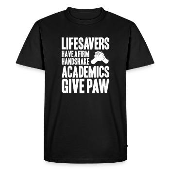 Lifeguard Water Rescue Lifesaver - Men's Premium Organic T-Shirt - black - Front - Nico (187cm)