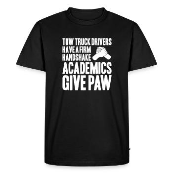 Conducteur de dépanneuse de service - T-shirt Premium bio Homme - noir - Devant - Nico (187cm)