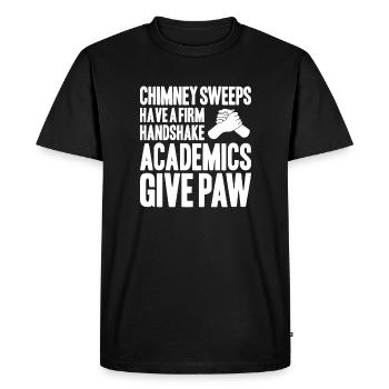 Schornsteinfeger Kaminkehrer Chimney Sweep - Men's Premium Organic T-Shirt - black - Front - Nico (187cm)