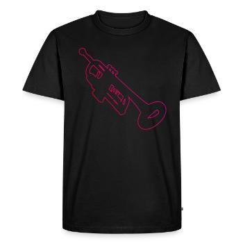 Damen Jazz Trompeter Trompeter Herren Trompete - Männer Premium Bio T-Shirt - Schwarz - Vorne - Nico (187cm)