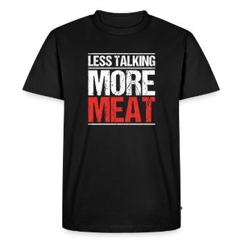 Carnivore Diät Carnivore Ernährung Carnivore Diet - T-shirt Premium bio Homme - noir - Devant - Nico (187cm)
