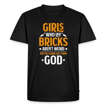 Master Masonry Masonry Bricklayer Mason - Men's Premium Organic T-Shirt - black - Front - Nico (187cm)
