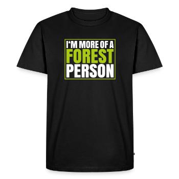Forester Forestry Forester Forest workers Forest - Men's Premium Organic T-Shirt - black - Front - Nico (187cm)