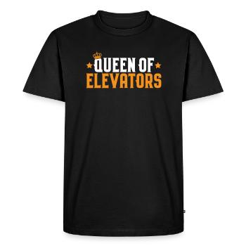 Elevator Fitter Elevator Mechanic Elevator Mechanic - Men's Premium Organic T-Shirt - black - Front - Nico (187cm)