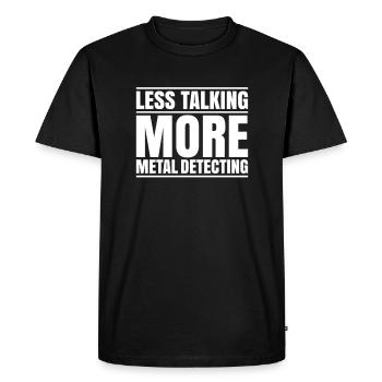 Detectorist Sondler Metal Detectorist - Men's Premium Organic T-Shirt - black - Front - Nico (187cm)