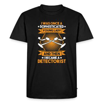 Detectorist Sondler Metal Detectorist - Men's Premium Organic T-Shirt - black - Front - Nico (187cm)