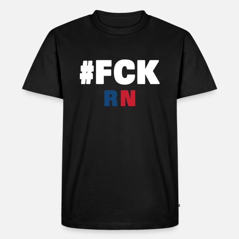 Fck rn - Männer Premium Bio T-Shirt - Schwarz