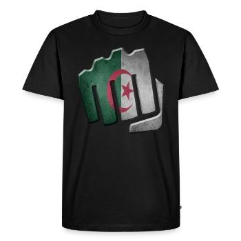 Algeria - Men's Premium Organic T-Shirt - black - Front - Nico (187cm)