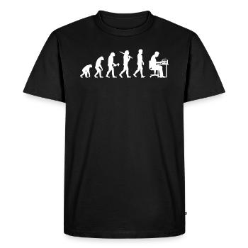 Amateurfunker Amateurfunk Radio Ham Amateur Radio - Men's Premium Organic T-Shirt - black - Front - Nico (187cm)