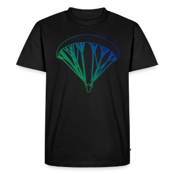 Parapente Femmes Parapente Parapente Parapente Parapente - T-shirt Premium bio Homme - noir - Devant - Nico (187cm)