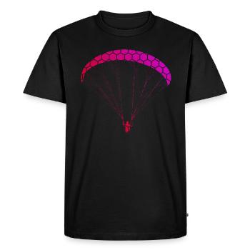 Parapente Femmes Parapente Parapente Parapente - T-shirt Premium bio Homme - noir - Devant - Nico (187cm)