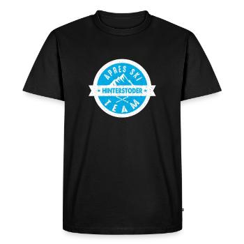 Après-ski Hinterstoder Höss Haute-Autriche - T-shirt Premium bio Homme - noir - Devant - Nico (187cm)