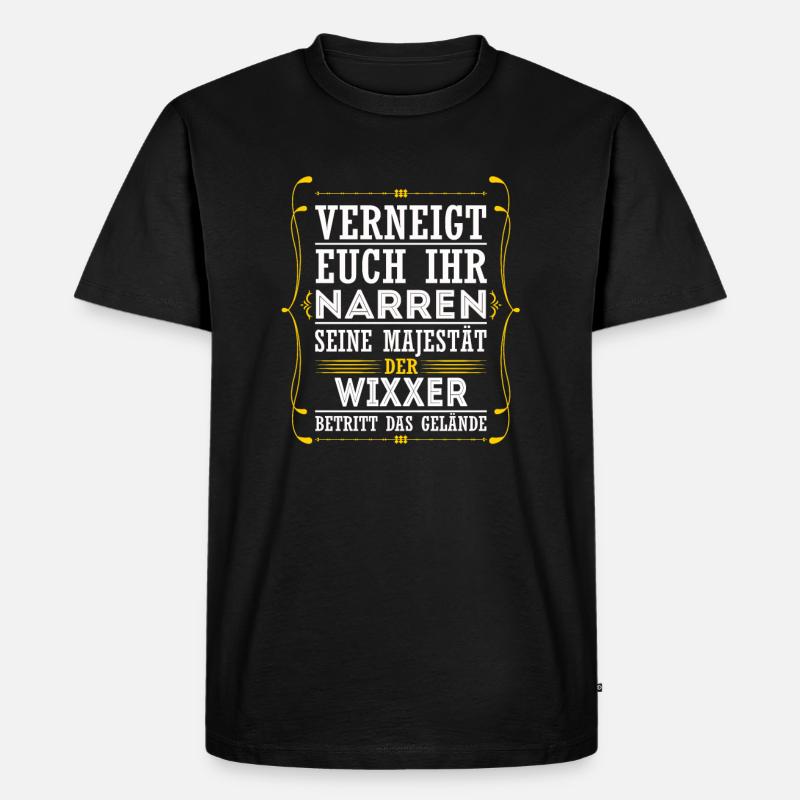 Wixxer - Männer Premium Bio T-Shirt - Schwarz