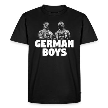 German Boys - T-shirt Premium bio Homme - noir - Devant - Nico (187cm)