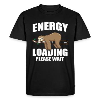 Energy Invite un cadeau de refroidisseur - T-shirt Premium bio Homme - noir - Devant - Nico (187cm)