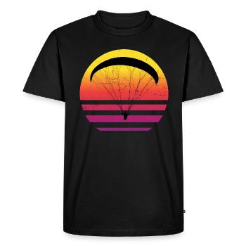 Parapente Hommes Parapente Parapente Parapente - T-shirt Premium bio Homme - noir - Devant - Nico (187cm)