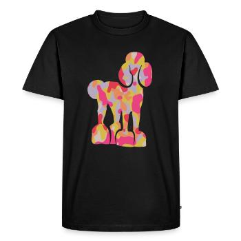 Poodle Lover Dogs Mistress Dog Poodle Girl - Men's Premium Organic T-Shirt - black - Front - Nico (187cm)