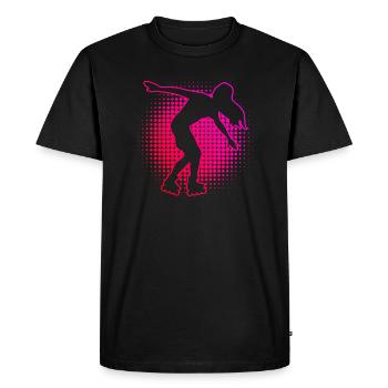 Roller Skating Roller Skate Roller Skating Women - Men's Premium Organic T-Shirt - black - Front - Nico (187cm)