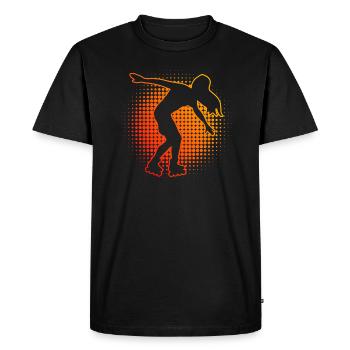 Patins à roulettes pour femmes Patins à roulettes Patins à roulettes - T-shirt Premium bio Homme - noir - Devant - Nico (187cm)