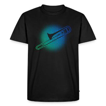 Trombonistes Tromboniste Ténor Trombone Tromboniste - T-shirt Premium bio Homme - noir - Devant - Nico (187cm)