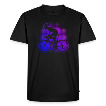 Cyclisme de route Vélo de route Vélo de route Cycliste de route - T-shirt Premium bio Homme - noir - Devant - Nico (187cm)