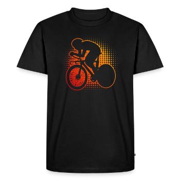 Cycliste de route Vélo de route Vélo de route Vélo de route Vélo de route - T-shirt Premium bio Homme - noir - Devant - Nico (187cm)