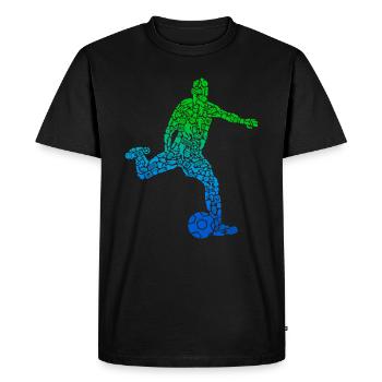 Soccer Player Soccer Player Young Soccer Player - Men's Premium Organic T-Shirt - black - Front - Nico (187cm)