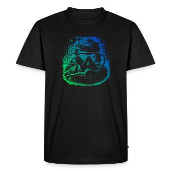 Plongée sous-marine Taucher Free Dive Tauchen Diver Diving - T-shirt Premium bio Homme - noir - Devant - Nico (187cm)