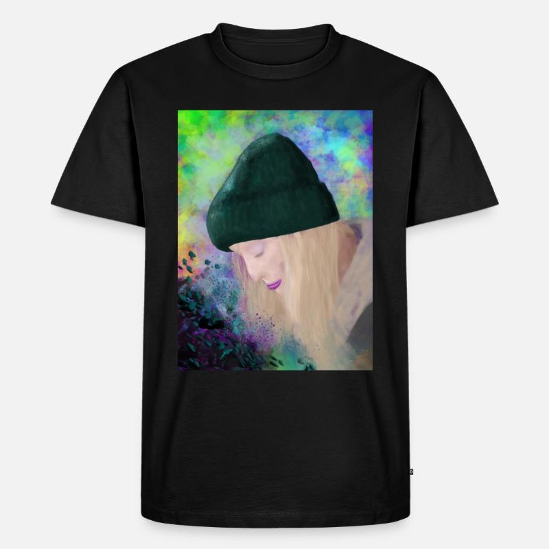 TRAUMMÄDCHEN - Männer Premium Bio T-Shirt - Schwarz
