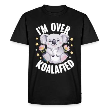 Koala Koala Koala Ours Koala Animal - T-shirt Premium bio Homme - noir - Devant - Nico (187cm)