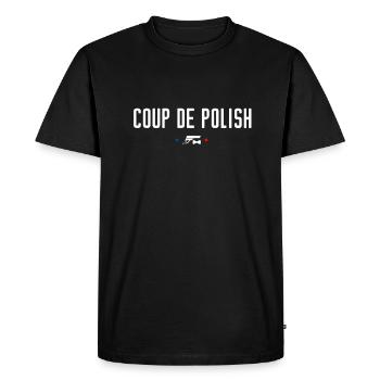 Coup de polish, Réplique culte cinéma french touch - T-shirt Premium bio Homme - noir - Devant - Nico (187cm)
