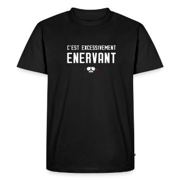 C'est excessivement énervant - Réplique de film - T-shirt Premium bio Homme - noir - Devant - Nico (187cm)
