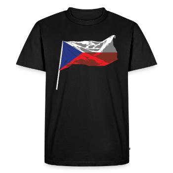 Design tchèque pour les fans tchèques - T-shirt Premium bio Homme - noir - Devant - Nico (187cm)