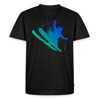 Freestyle Ski Slopestyle Hommes Ski Freestyle - T-shirt Premium bio Homme - noir - Devant - Nico (187cm)