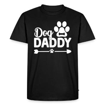 The Dog Daddy Funny Dog Quotes Dog Sayings - Men's Premium Organic T-Shirt - black - Front - Nico (187cm)