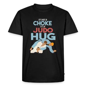 It's a Judo Hug Special Sport - Men's Premium Organic T-Shirt - black - Front - Nico (187cm)