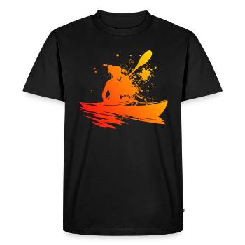 Kayak Femme Kayak Kayak Homme Canoë Kayak - T-shirt Premium bio Homme - noir - Devant - Nico (187cm)