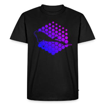 Femmes Plongeuses Plongée sous-marine Plongeuse - T-shirt Premium bio Homme - noir - Devant - Nico (187cm)