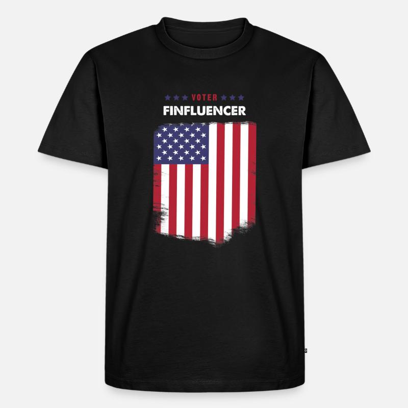 Voter Finfluencer - Men's Premium Organic T-Shirt - black